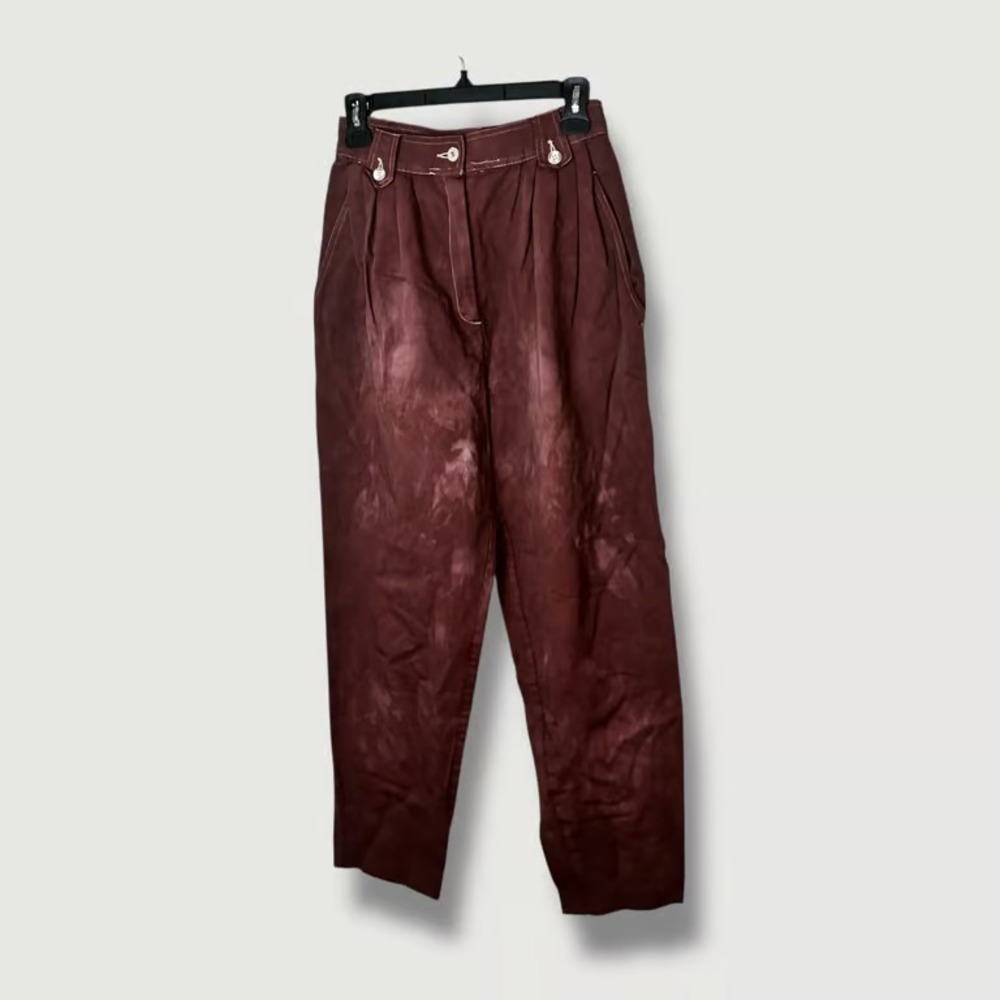 Counterparts Red Tie Dye Vintage Mom Jeans Size 8